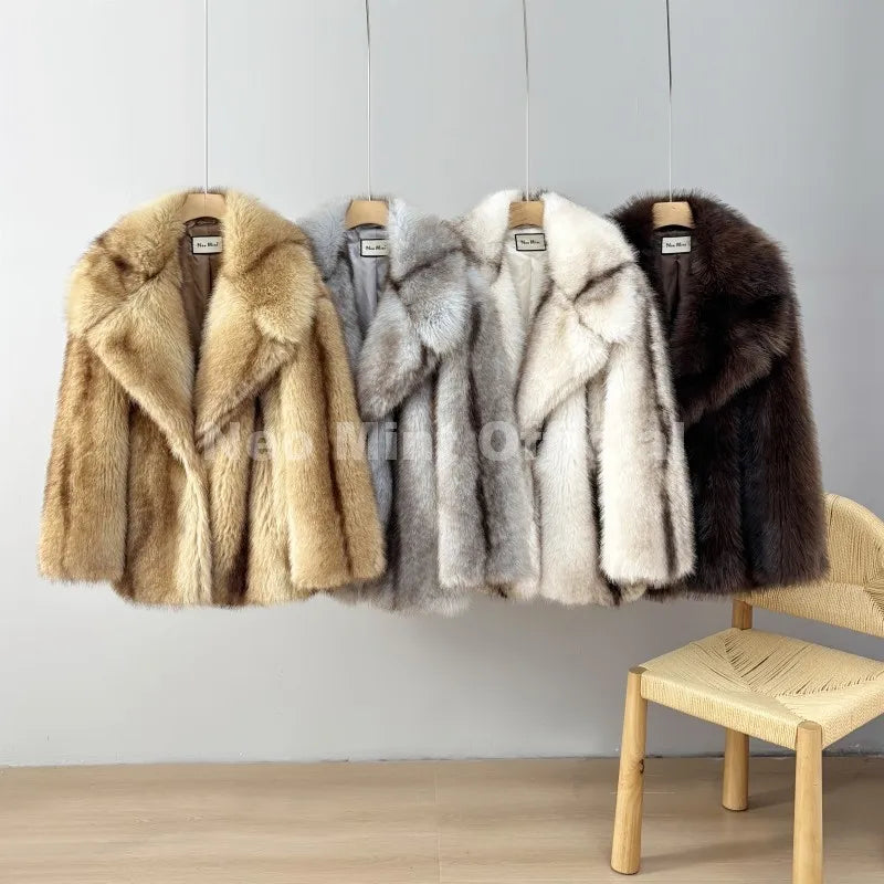 Oversized Faux Fur Winter Coat
