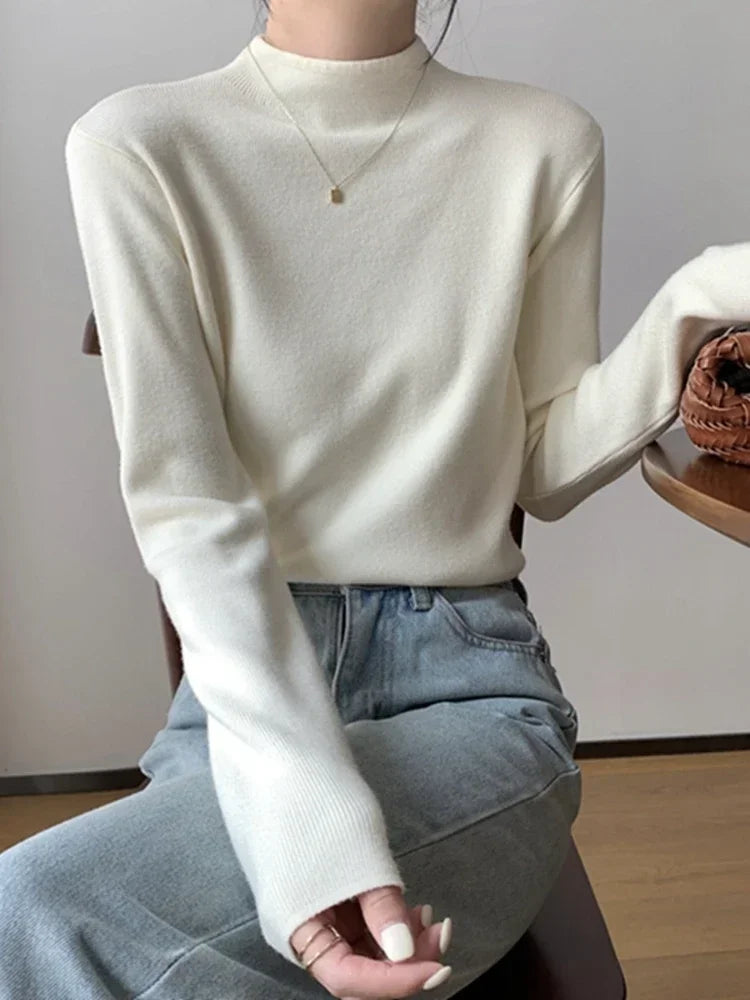 Half Turtleneck Sweater