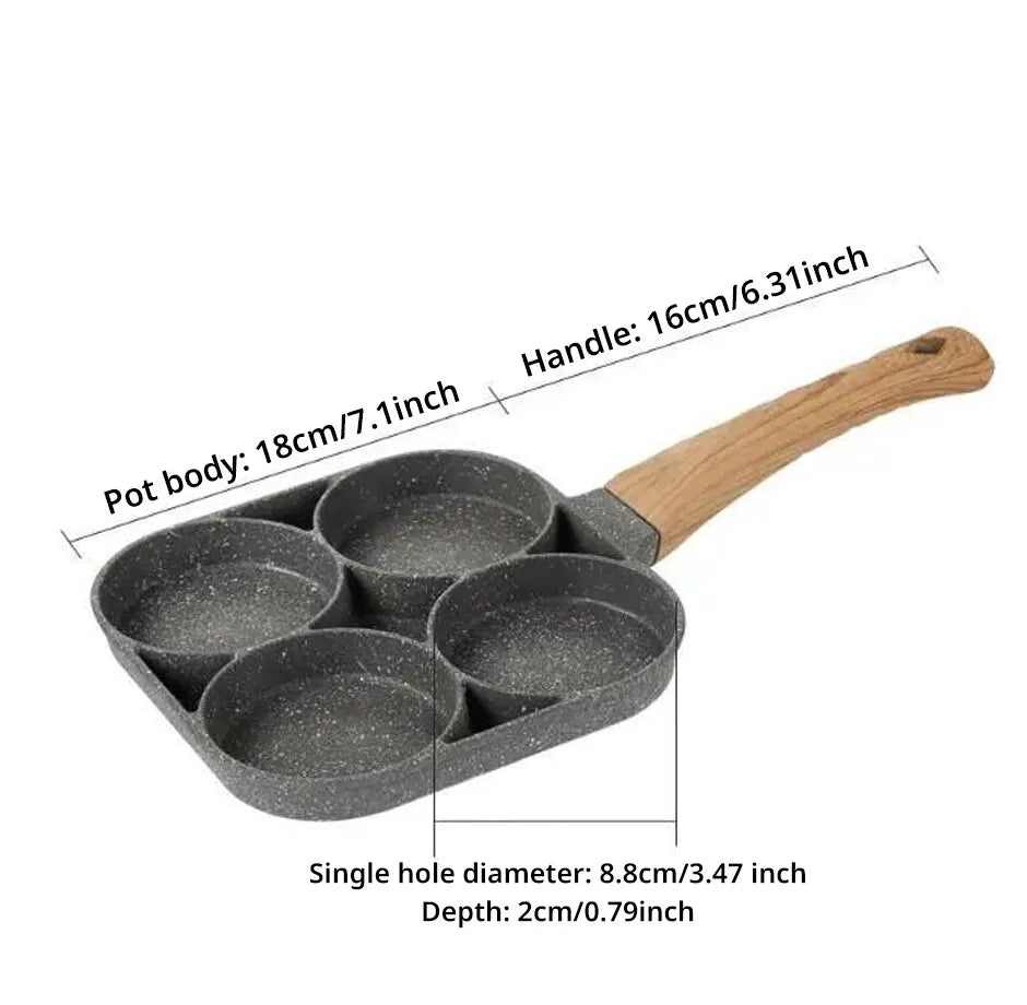 4hole pan frying pot