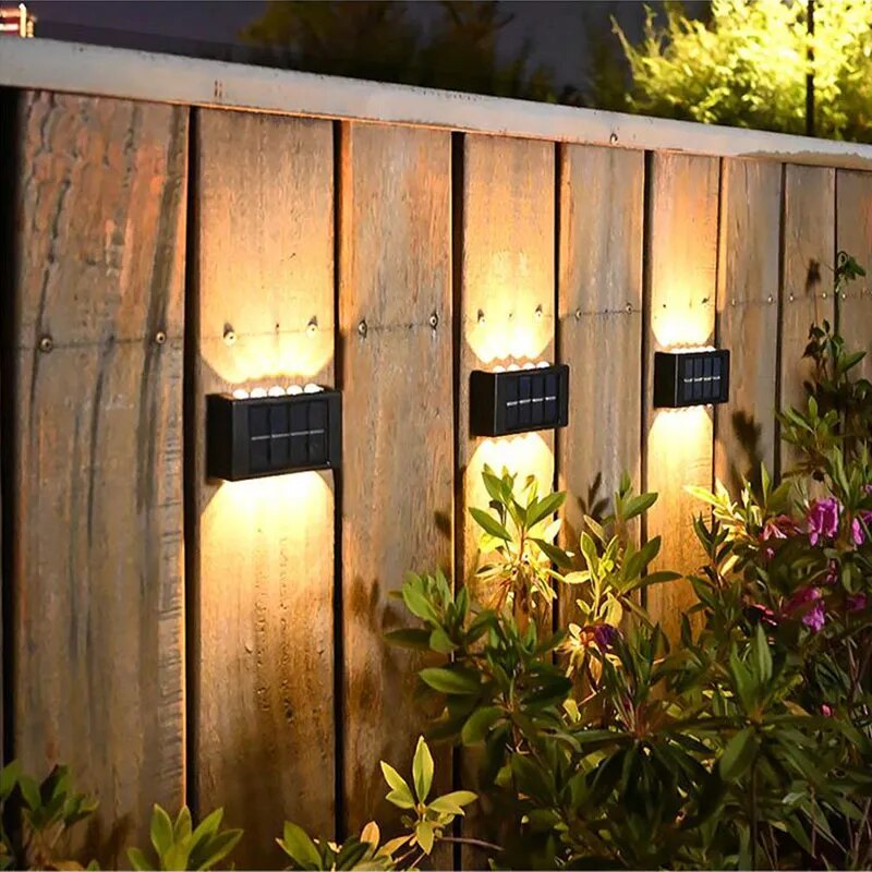 Solar Wall Lamp Outdoor Waterproof Solar Led Lights for Garden Street Landscape Balcony Decor Nanag store