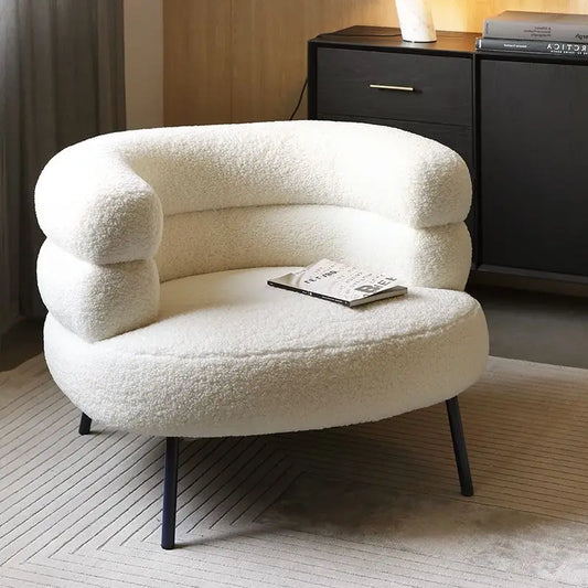 Cashmere sofa, chair and single vanity stool for your living room, bedroom or balcony