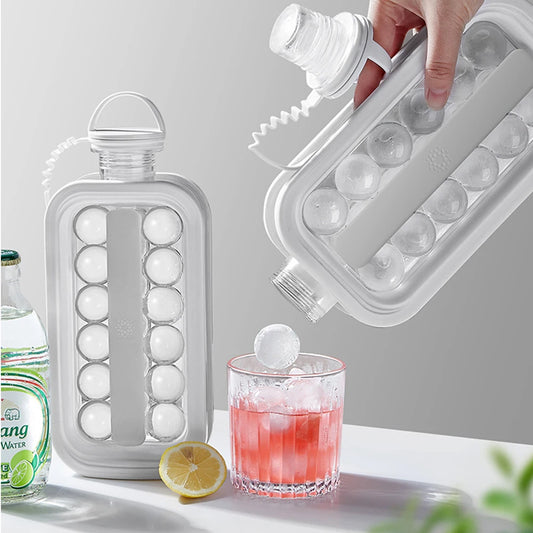 2 In 1 portable silicone ice ball maker kettle