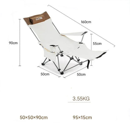 Folding chair four speed adjustable settee outdoor camping