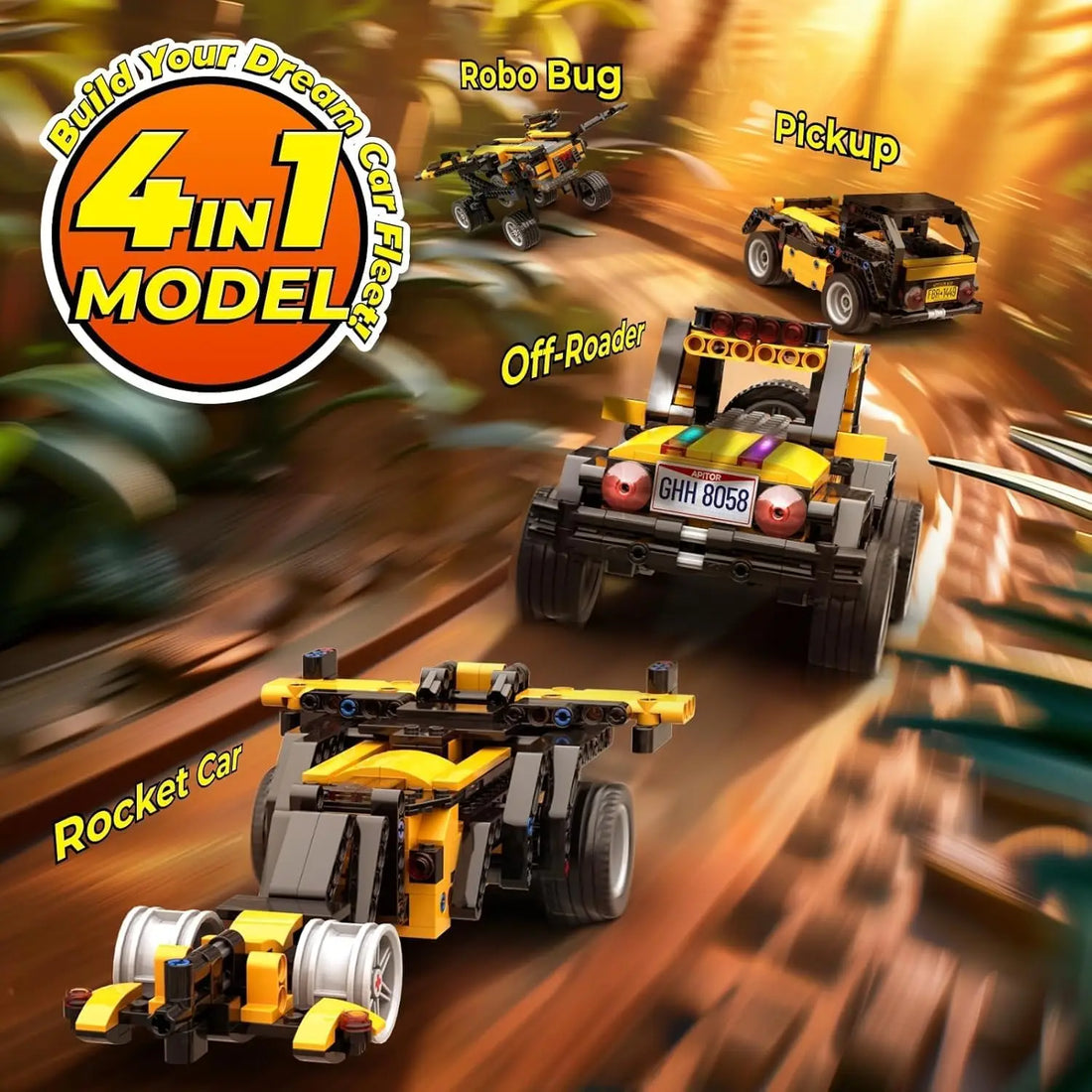 STEM Robot Building Kit 4in1