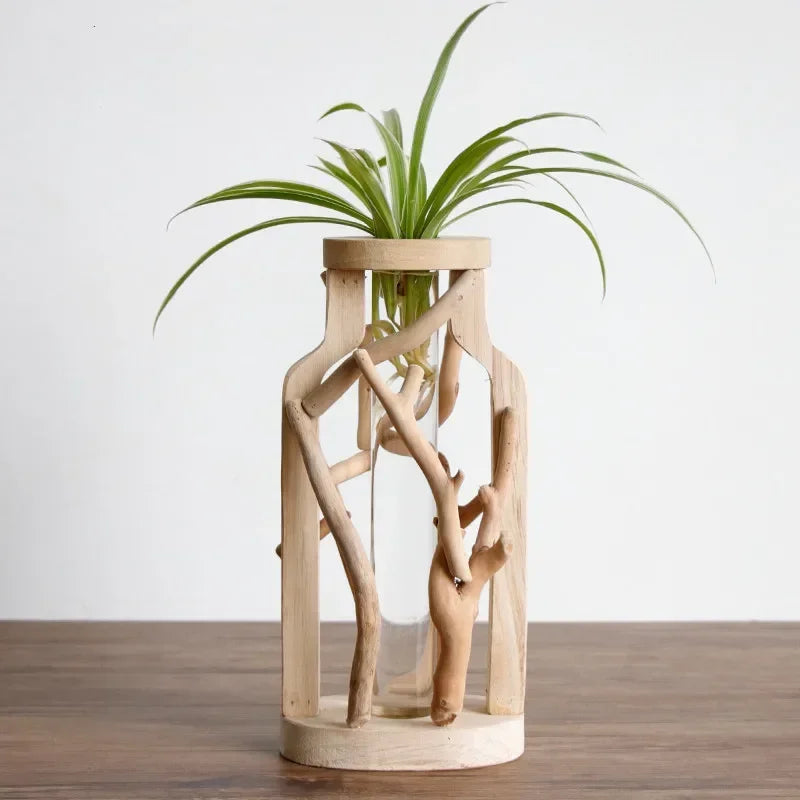 Pure handwork wooden vase