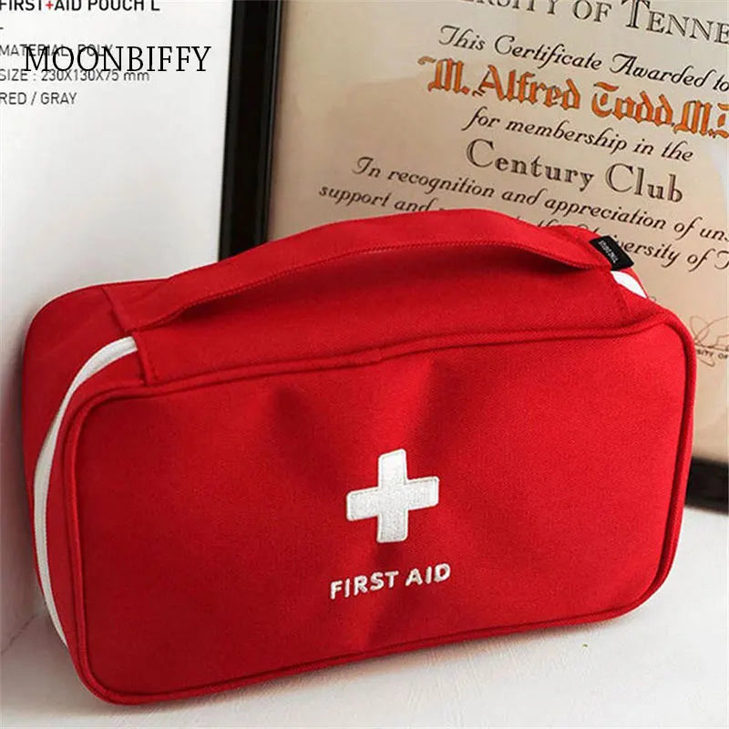 Tragbare Aufbewahrung tasche Erste Hilfe Notfall Medizin Tasche Outdoor Pill Survival Organizer Notfall Kits Paket Reise zubehör