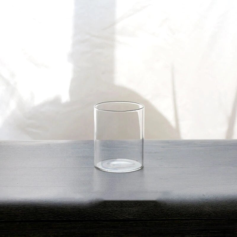 Sylindervase glass lysestake planter