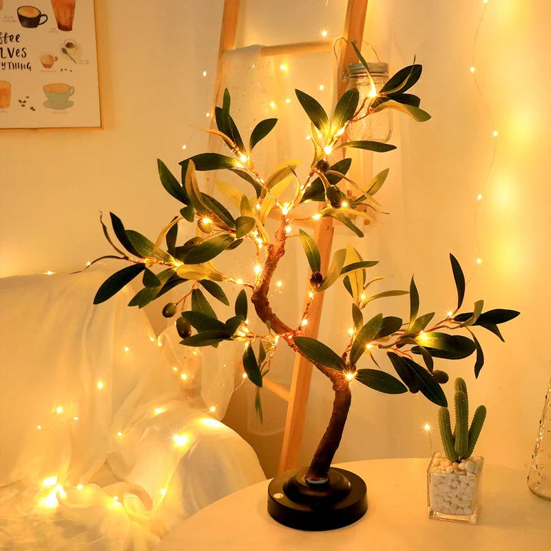 LED tree-shaped lights