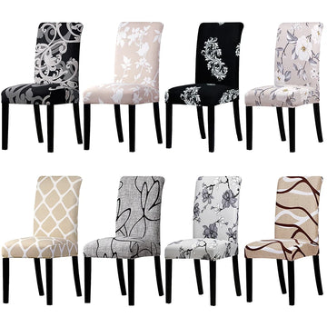 Printed stretch chair cover