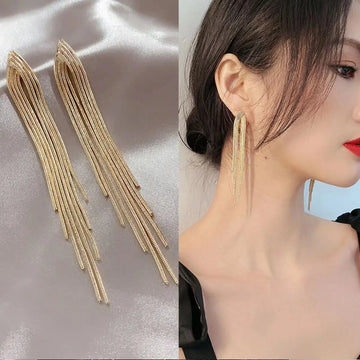 Chain Tassel Dangle Earrings