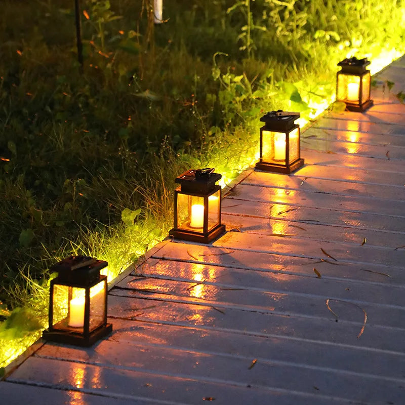 Lanterns solar garden LED decorative lights