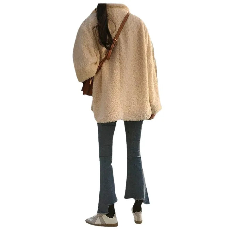 Lamb Wool Short Coat