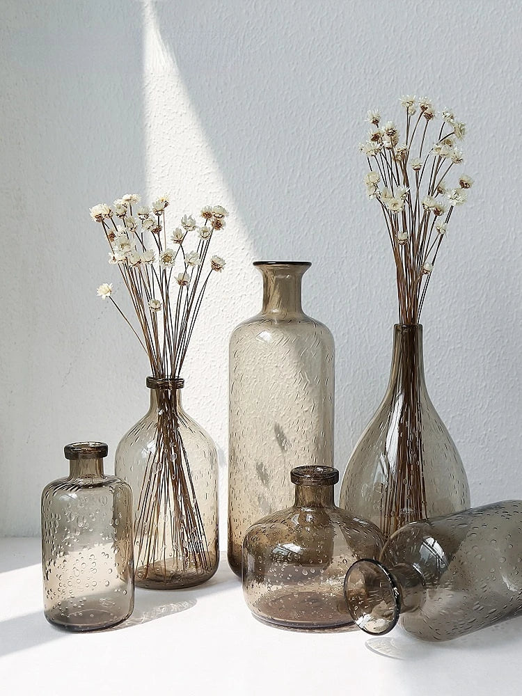 Creative glass vases handmade art decoration