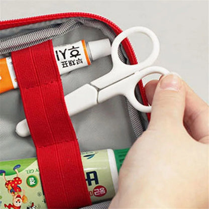 กระเป๋าเก็บของแบบพกพา First Aid Emergency Medicine BAG outdoor pill survival Organizer Emergency kits Package Travel Accessories