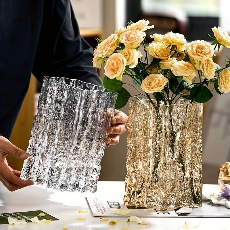 Transparent design vase