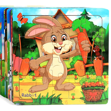 Kids Wooden 3D Puzzle Toy
