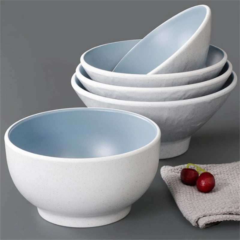 Fortykket Melamine Noodle Bowl Multi-size Imitasjon Porselen