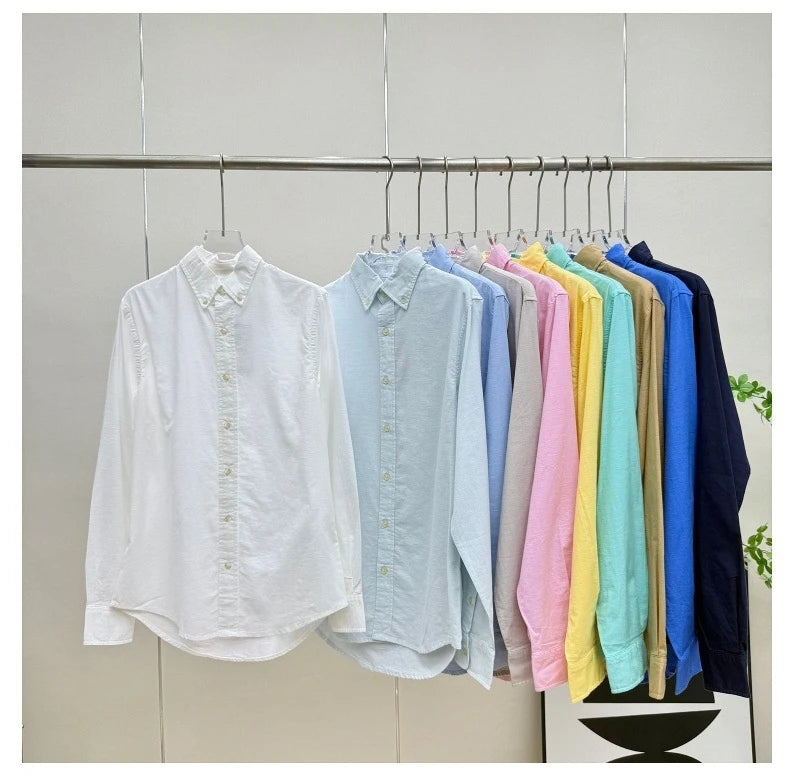 Unisex Linen Embroidered Shirt