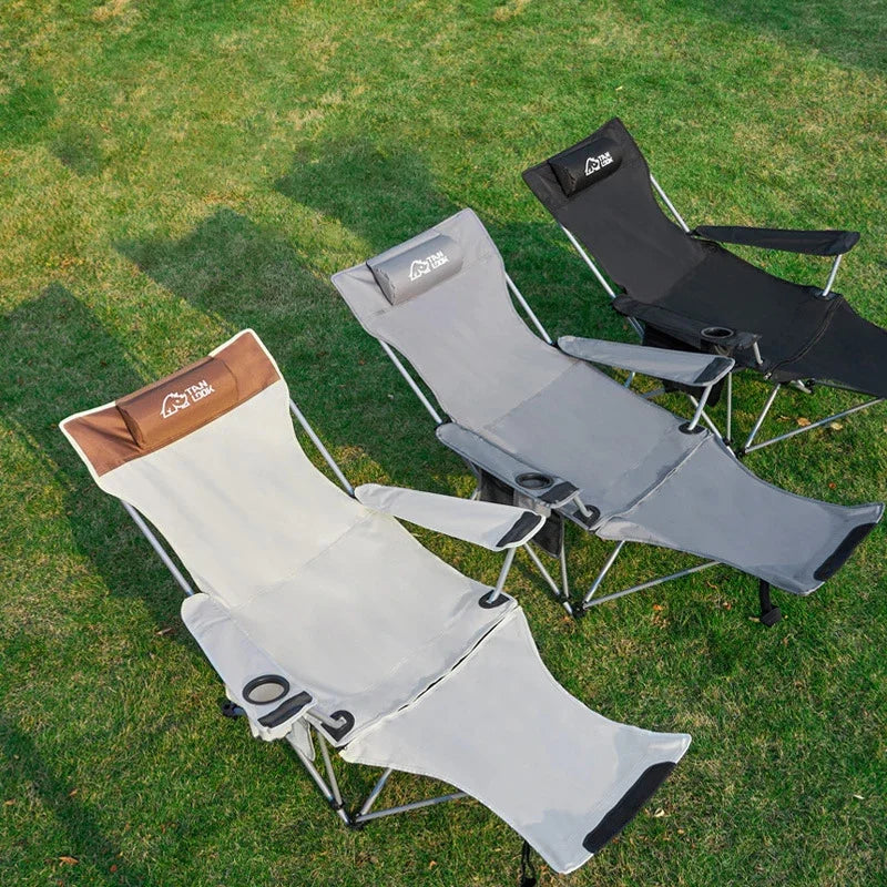 Folding chair four speed adjustable settee outdoor camping