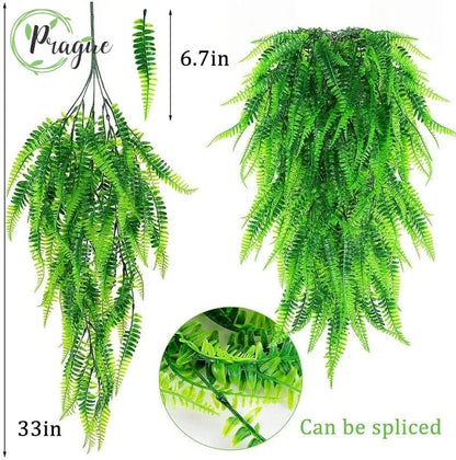 90 cm Hanging Plastic Persian Fern Leaves Vines Room Decor Nanag store