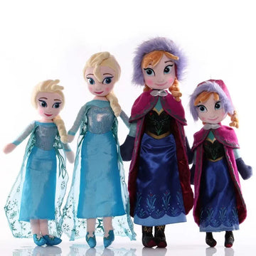 Disney Frozen Elsa Anna princess stuffed plush dolls