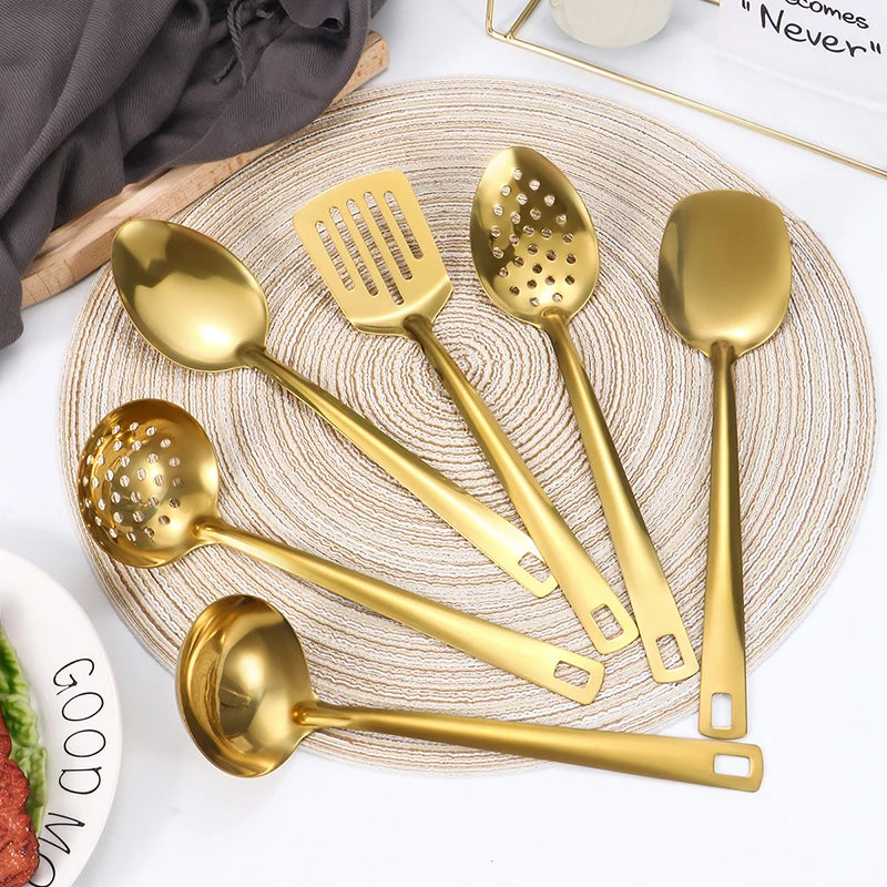 2/6pcs stainless steel kitchenware set