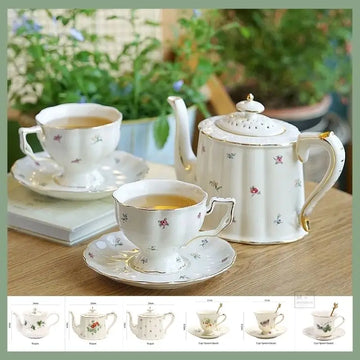 Europe ceramic tea cups set