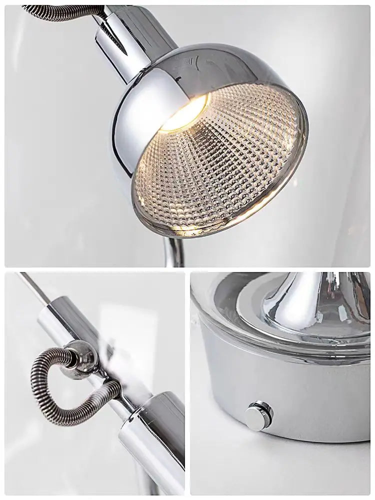 Designer LODES glass LED lamp with magnet adjustment