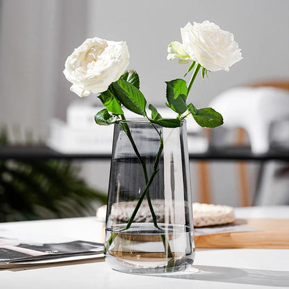 Decorative vases modern nordic transparent hydroponic glass vase
