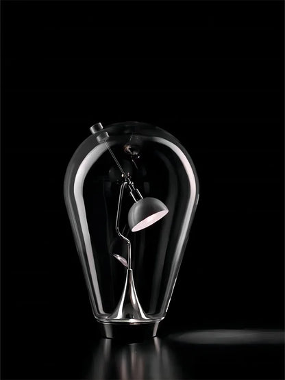 Designer LODES glass LED lamp with magnet adjustment
