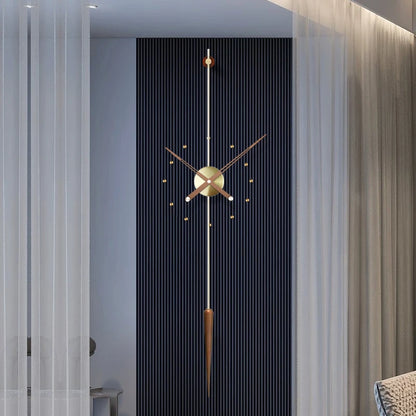 Large wall clock with modern design