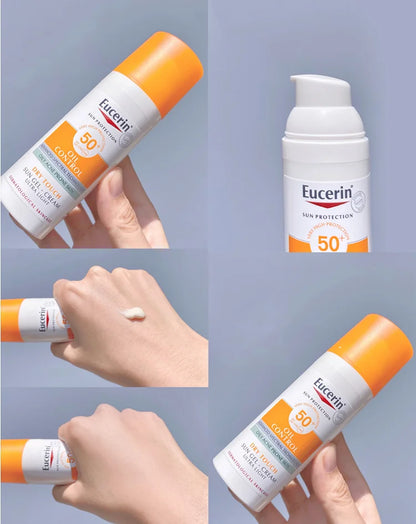 Germany Original Eucerin Anti Pigmentation Oil Control Facial Sunscreen SPF50+ Sunblock Sun Gel Face Body Sunscreen 50ml