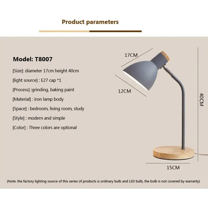 Wood Creative Table Lamp