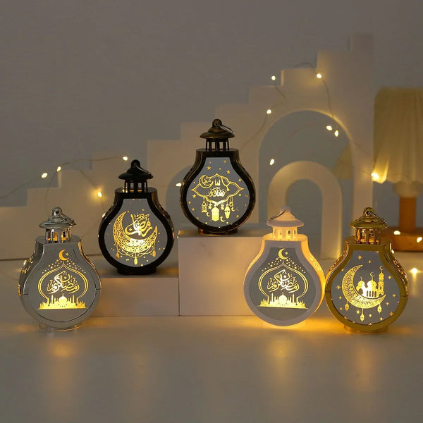 2024 Ramadan LED lantern light Eid mubarak decoration