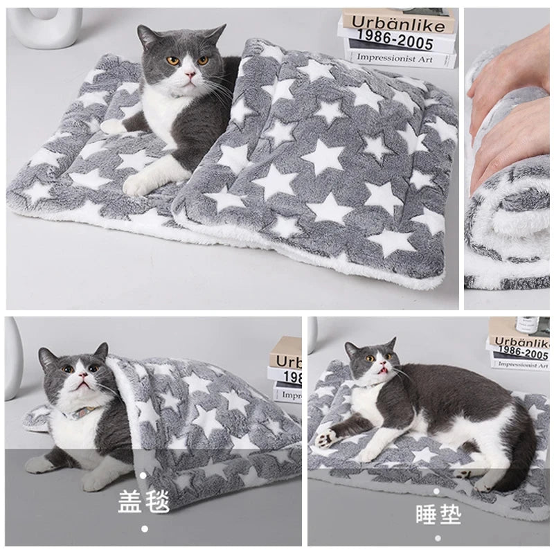 Flannel pet sleeping mat