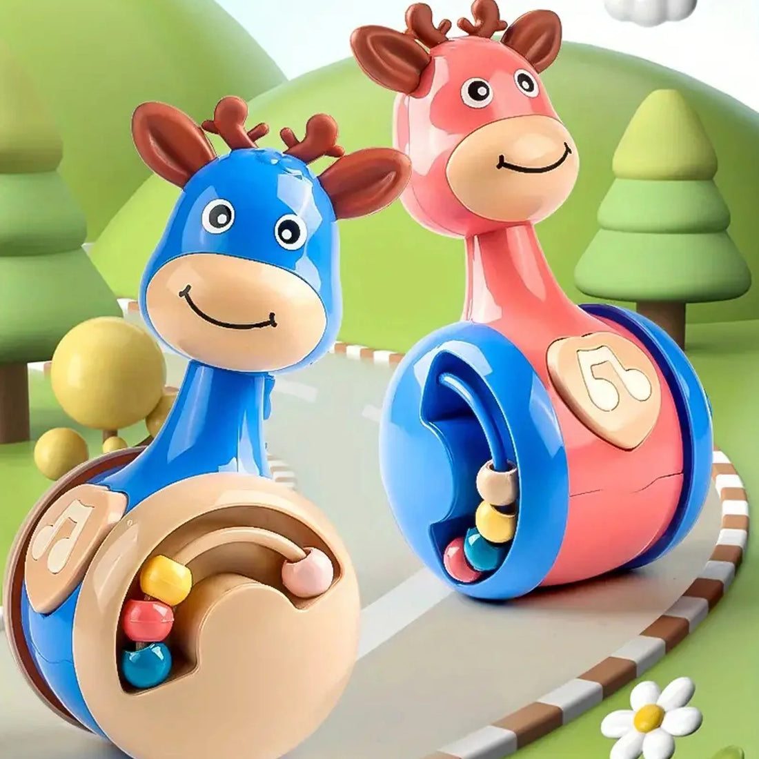 Baby Rattle Tumbler Toy