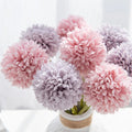 Artificial ball chrysanthemum dandelion branch Nanag store