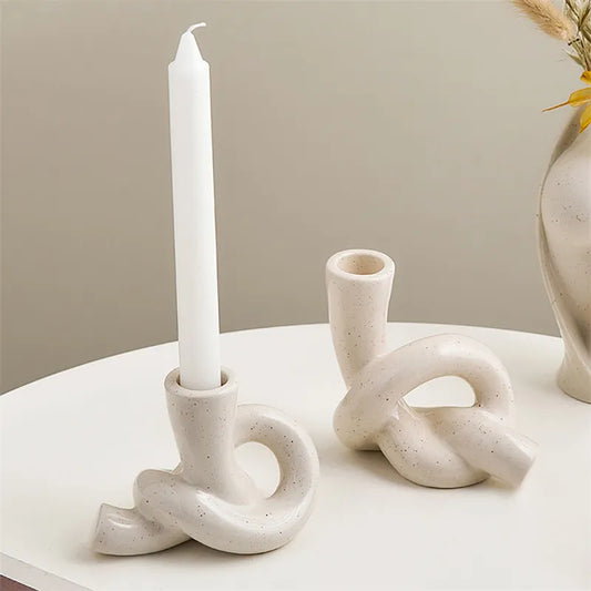 Candle holders decor for table