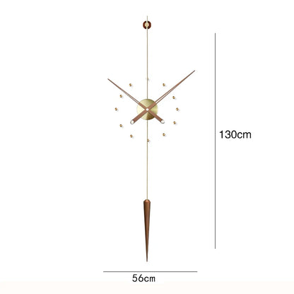 Large wall clock with modern design
