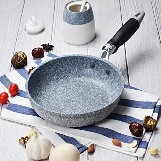 Tigaie durabilă cu piatră wok oală ceramică antiaderentă