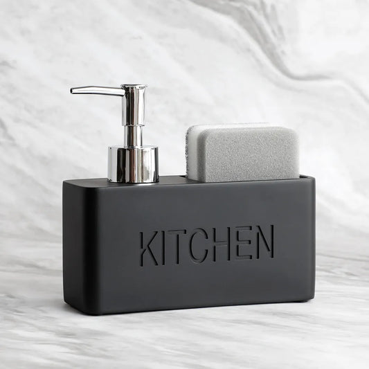 Modern kitchen accessories Soap Dispenser Set brushes Holds and Stores Sponges Scrubbers