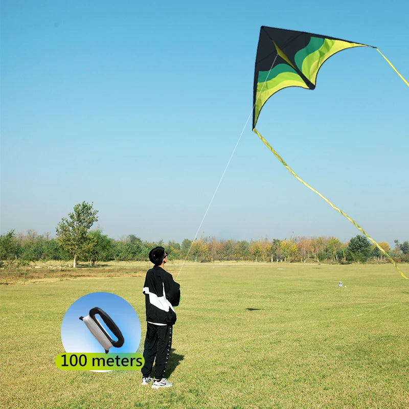 Large Delta Kite 100m Line