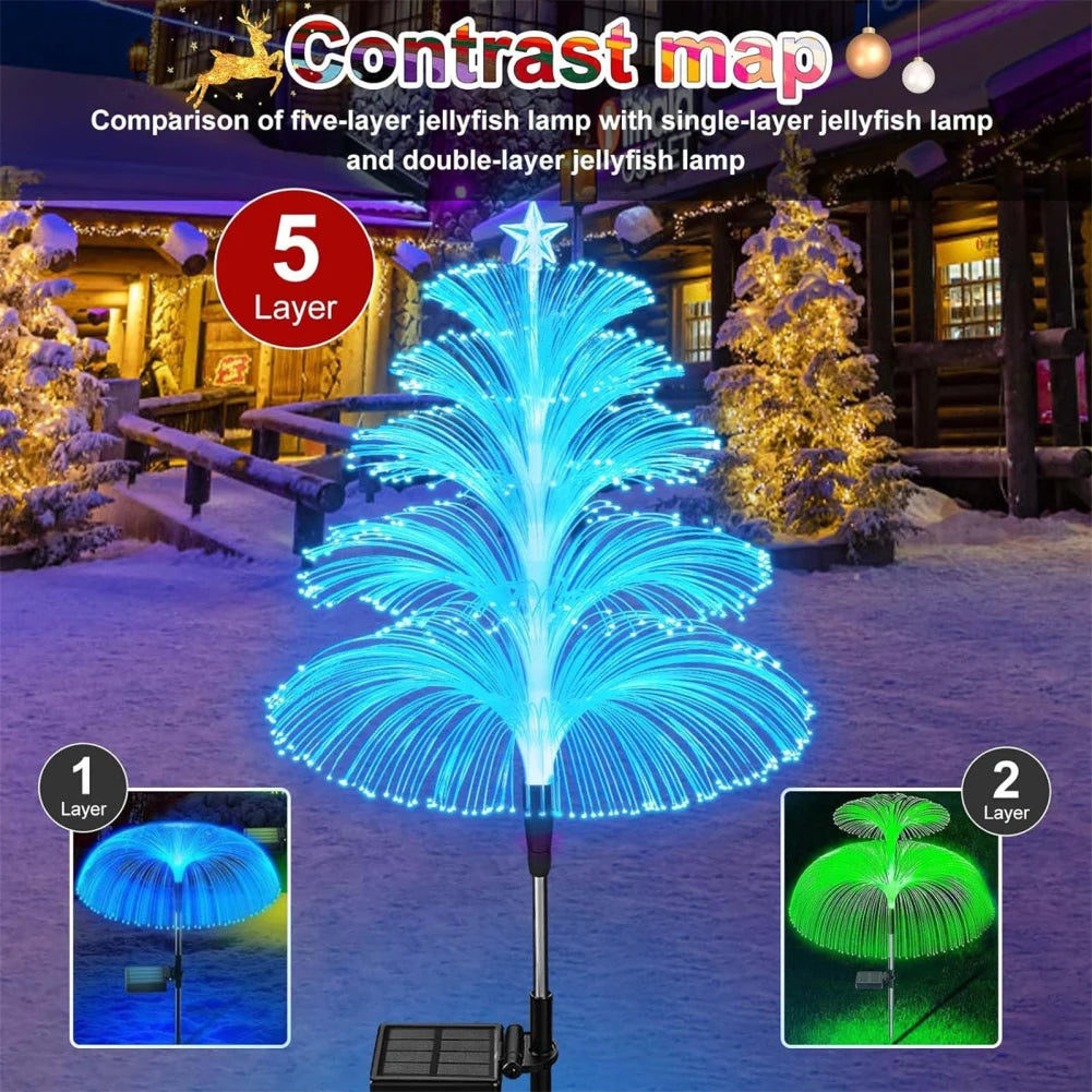 waterproof solar jellyfish lights - 7 color-changing options