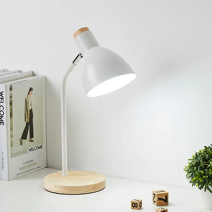 Lampe de table créative en bois