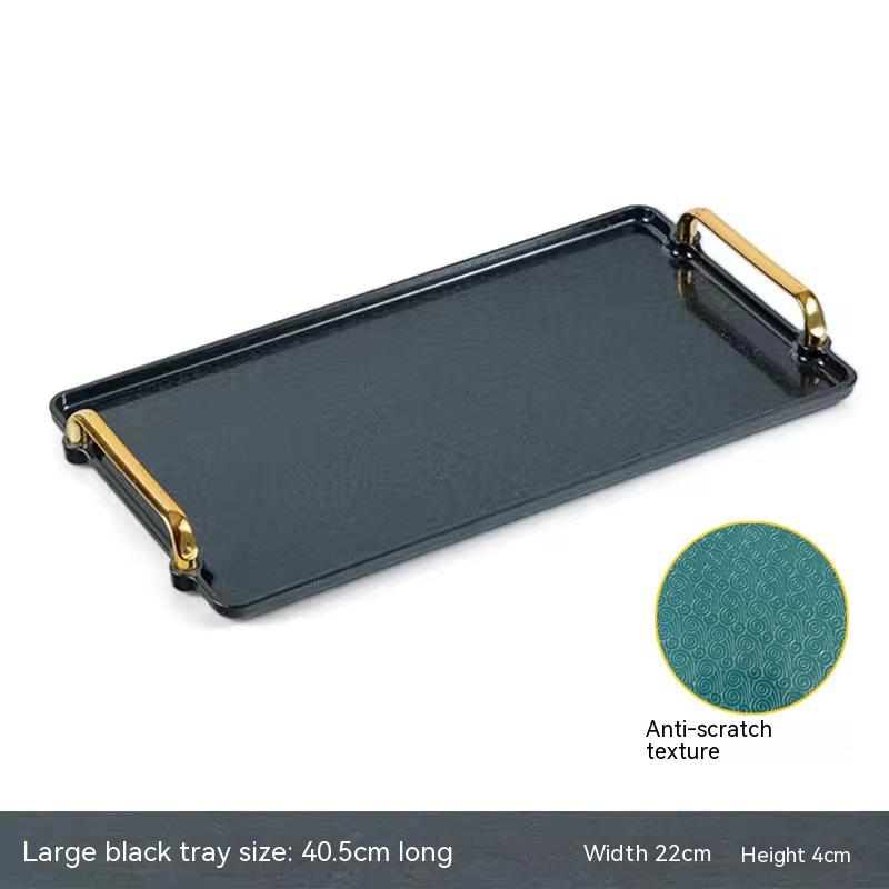 Light Luxury Household Rectangular Tray Nanag store