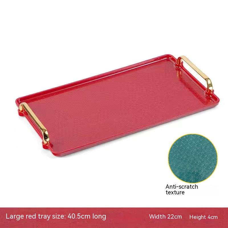 Light Luxury Household Rectangular Tray Nanag store