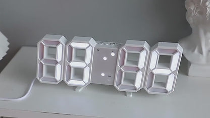 Orologio LED da parete digitale 3D